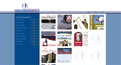 Desktop Screenshot of holmesgraphicdesign.com